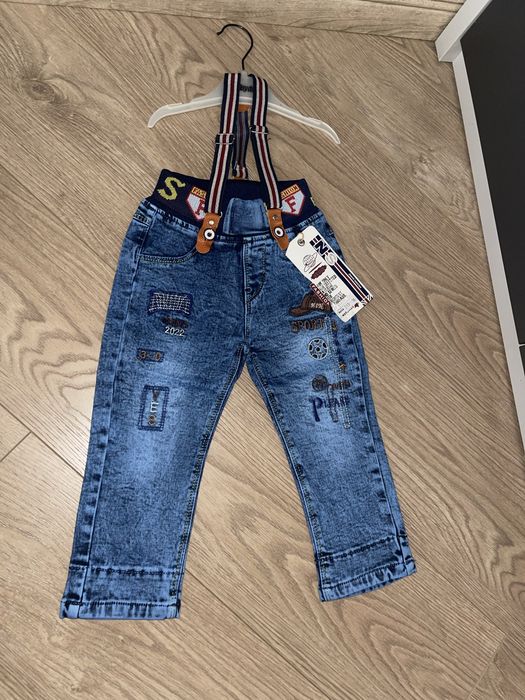 Детский комбинезон джинсовый