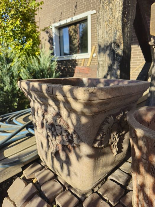 Горшки садовые ручной работы