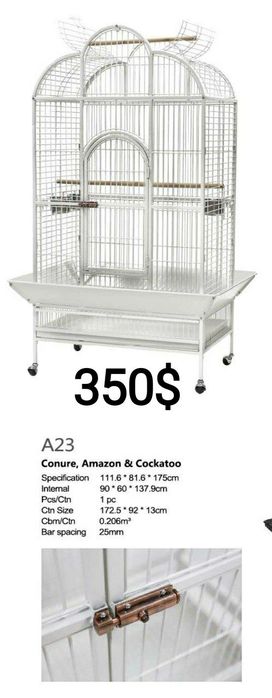 Qafaslar .Kletkar .barcha turdagi qushlar uchun