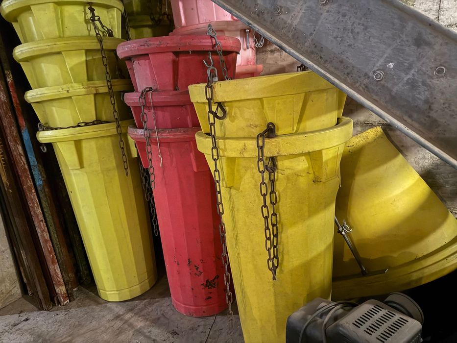 Tobogan evacuare moloz