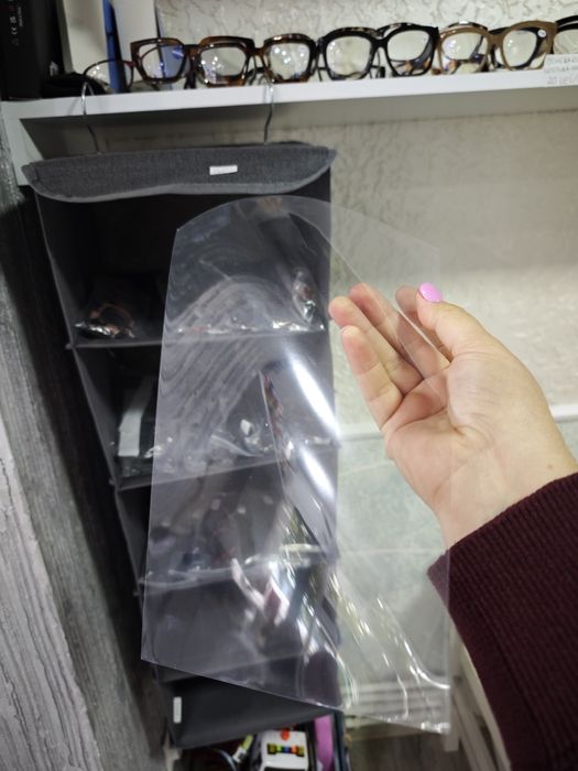 100 folii transparente PVC, 150 microni