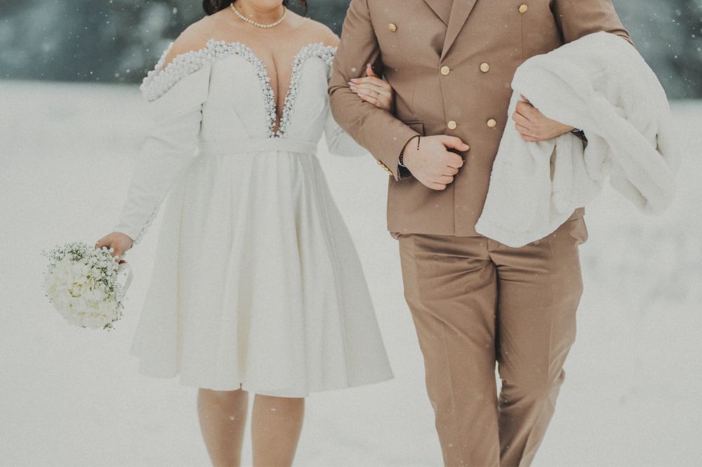 Rochie de  mireasă/cununie civila realizata in atelierul Xenei Coșeru