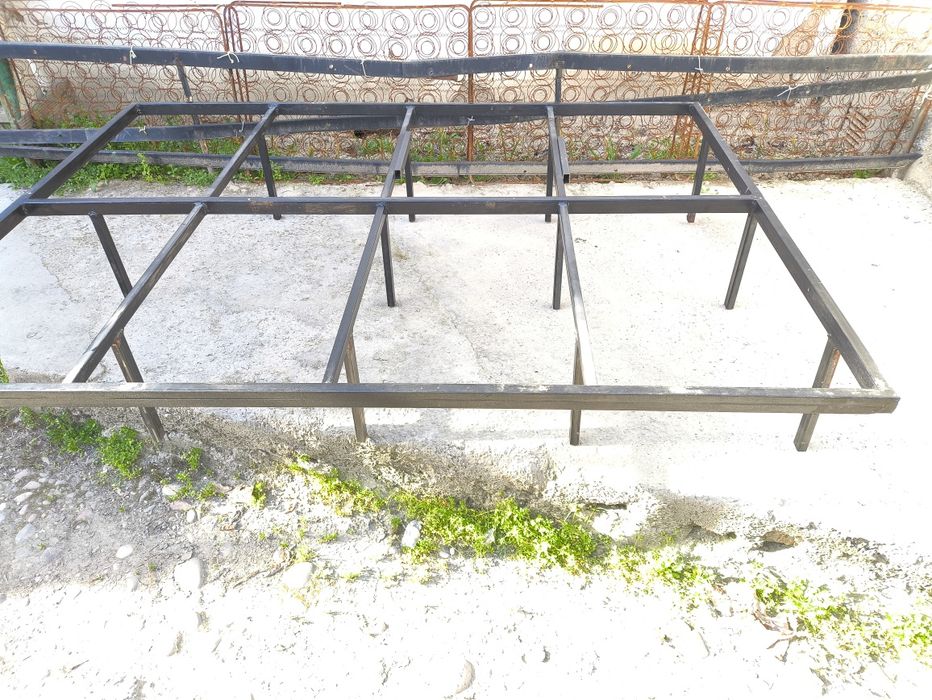 Металлический каркас кровать