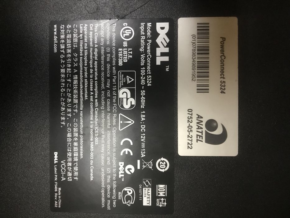 Dell power connect switch