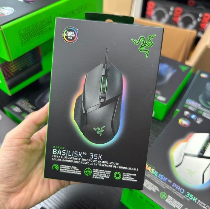 Razer basilisk v3 35K RGB Проводная мышка/мышь