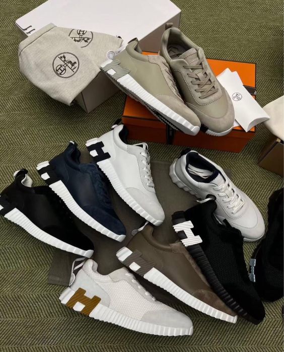 кроссовки кеды HERMES BOUNCING 1:1