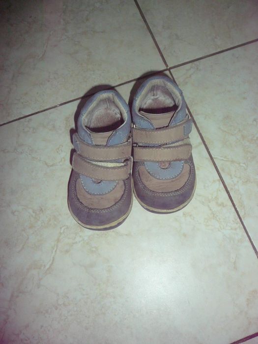 Естествена кожа обувки за момче номер 22