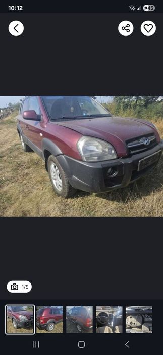 Haion stop far bara radiator cutie fuzeta Hyundai Tucson 2.0d Piese