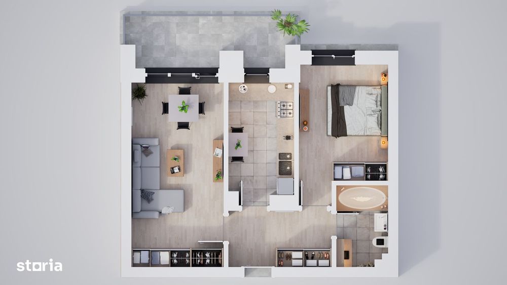 Apartament 2 camere într-un complex privat, loc de joaca, in Sibiu