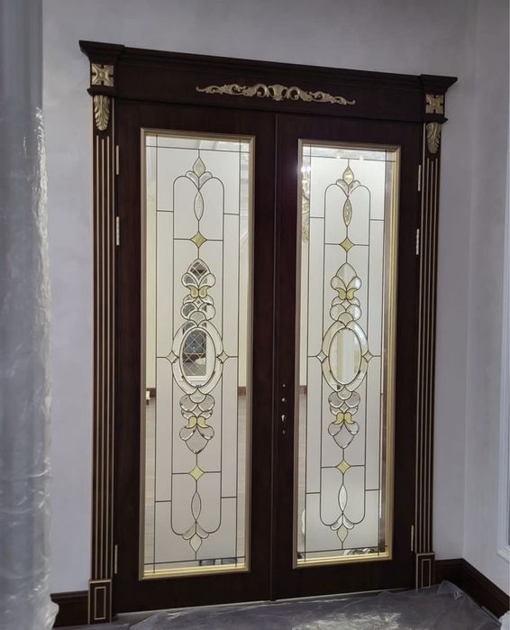 Oynalariga gulli va toshli vitraj qilamiz