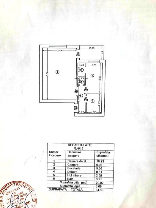 Apartament mobilat+utilat, Canta