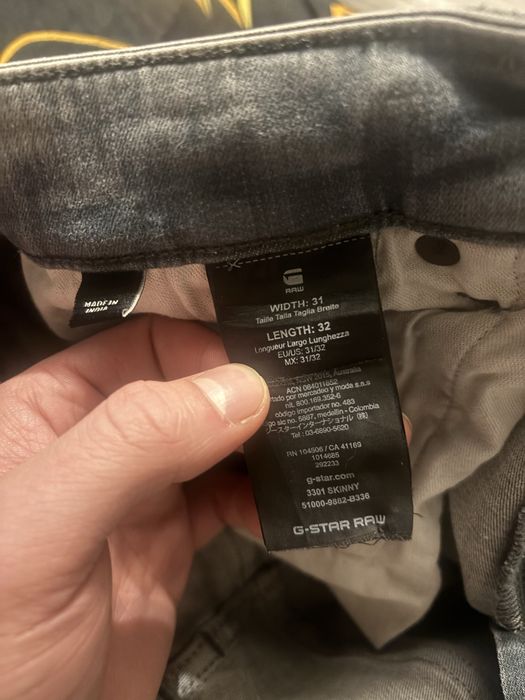 Blugi G-Star   width:31 length:32