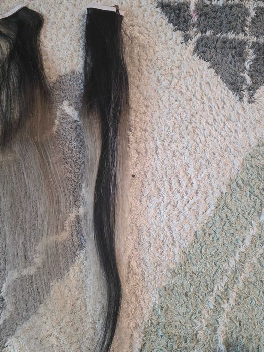 Естествена коса на стикери