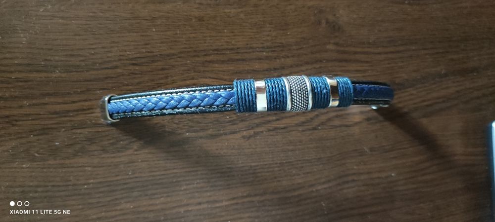 Мъжка кожена гривна - отлично качество!!!