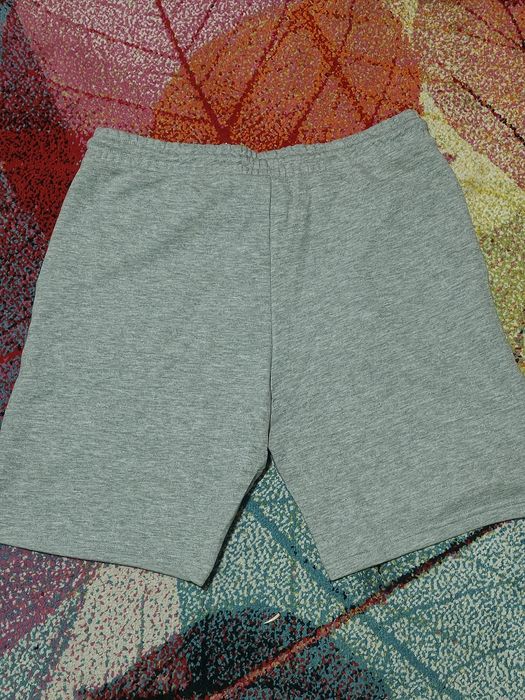 Pantaloni scurti Champion cu talie ajustabila cu snur, Gri melange,
