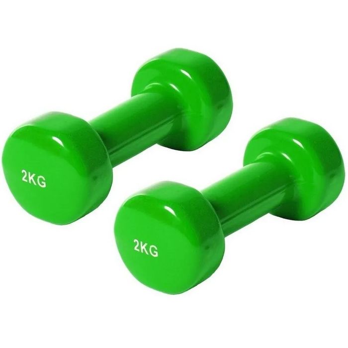 Гантели 2 кг прорезиненные