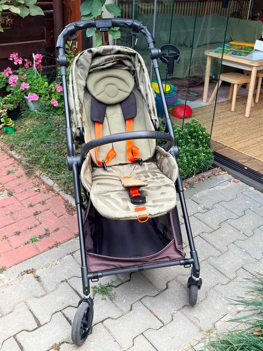Cărucior Cybex Melio Carbon Olive sport + suport pahar original