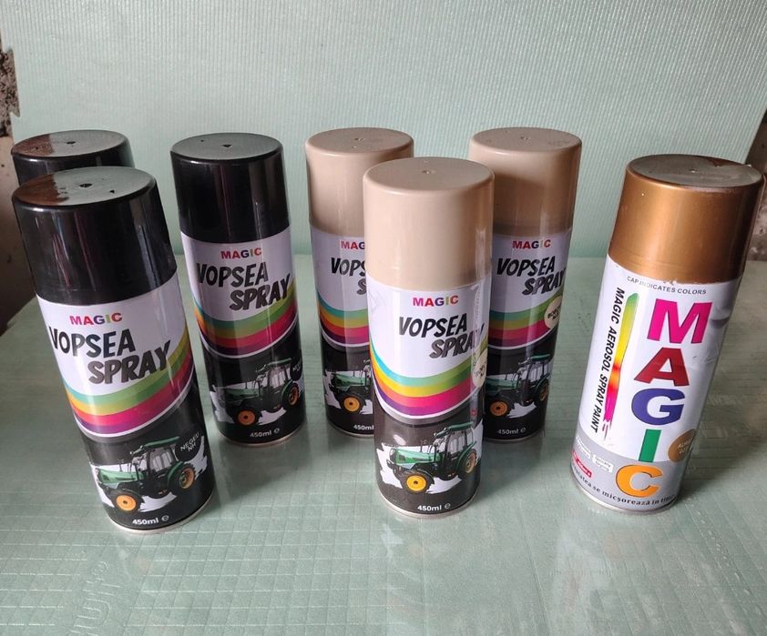 Spray vopsea la 15 lei bucata