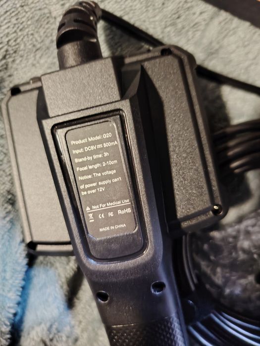 Ендоскопска камера с 5 м кабел, Inskam G20 HD 1080p, водоустойчива