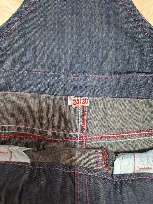 Lichidare de stoc!!Salopeta din blug model fluture marimea 24-30