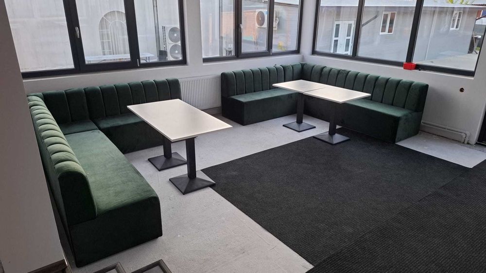 canapele modulare pentru baruri, cafenele și pizzerii