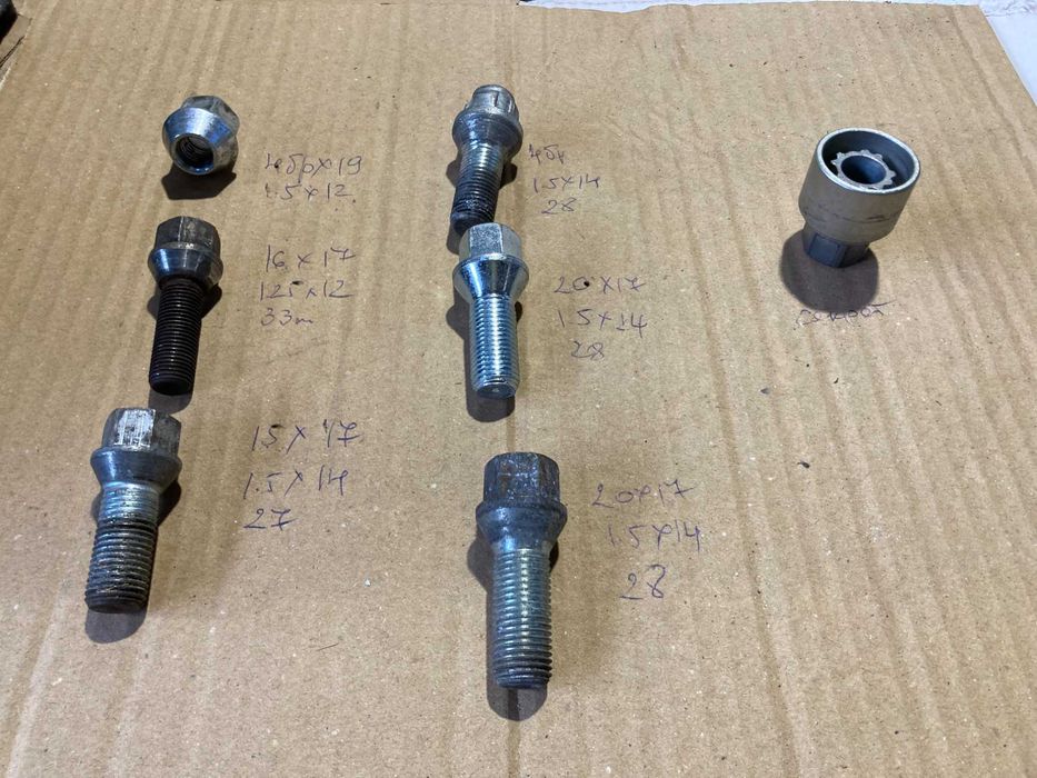 Гайки за Джанти Болтове за Джанти Различни модели Оригинални