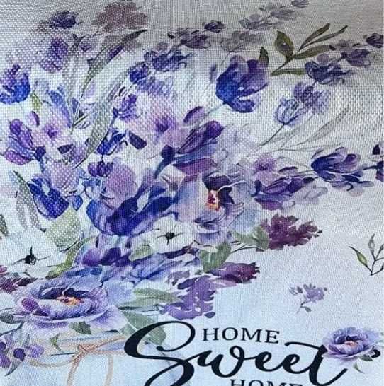 Traversă de masă cu lavandă (100%in), nouă, 180x33