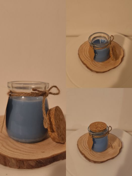 Ръчно изработени свещи от соев восък за Великден