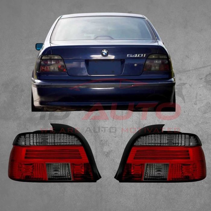 Кристални стопове за BMW E39 Седан (1995–2000) – Опушен хром, бмв е39