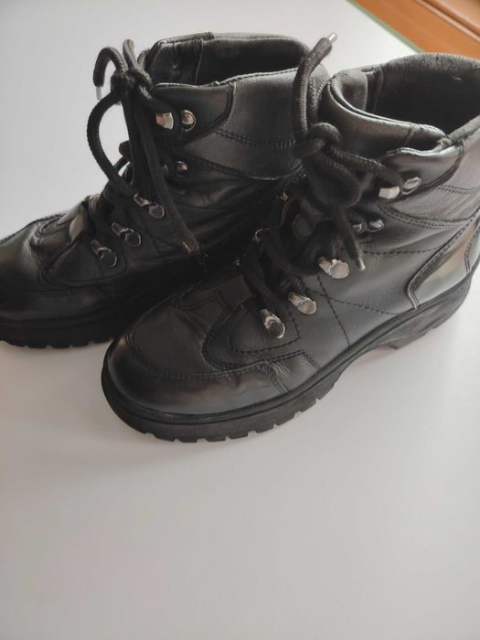 топли зимни боти от естествена кожа