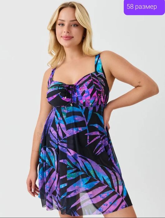 Танкини купальники новинки 2026 лето ,54,56,58,60,62,64,66  размеры