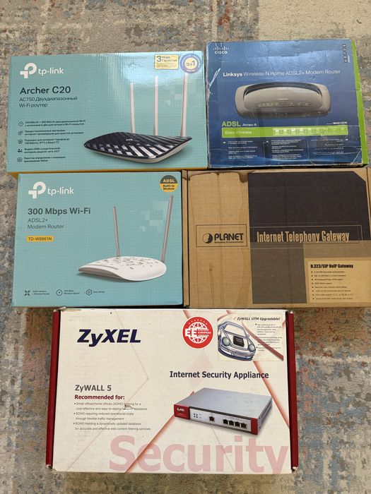 Сетевое оборудование и роутеры TP-Link, ZyXEL, Cisco, Planet