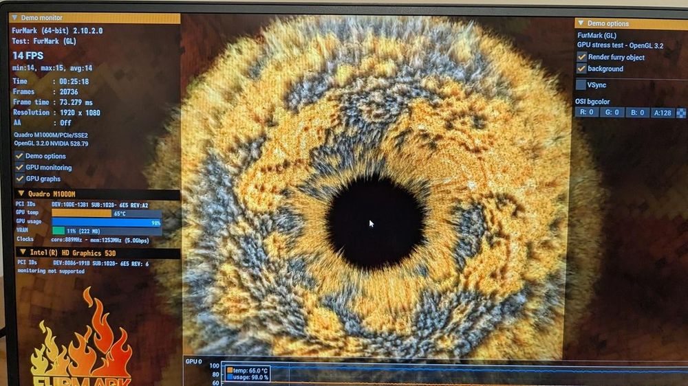 Dell Precision 5510 15.6" 1920x1080 i7-6820HQ 16GB 256GB SSD M1000M