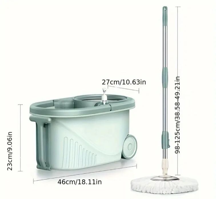 Продам Набор MOPPDUS с Вращающейся Шваброй и Ведром