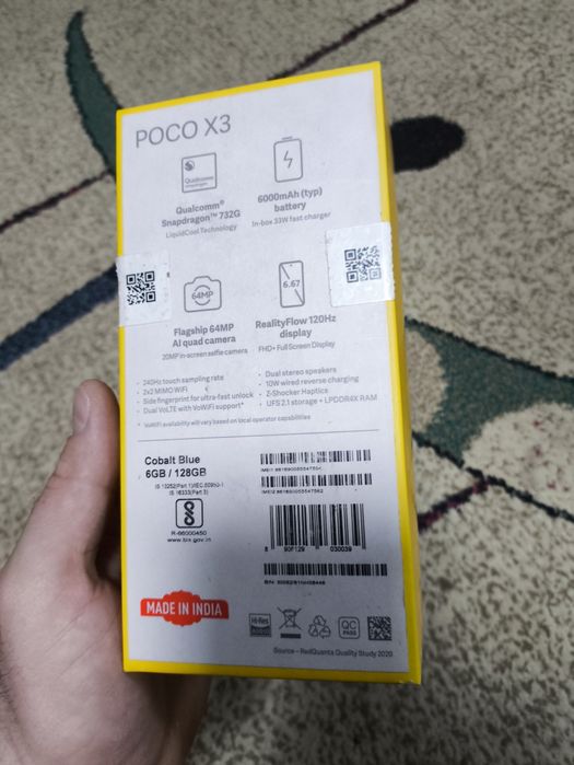 Poco x3 6/128гб 6.000mah