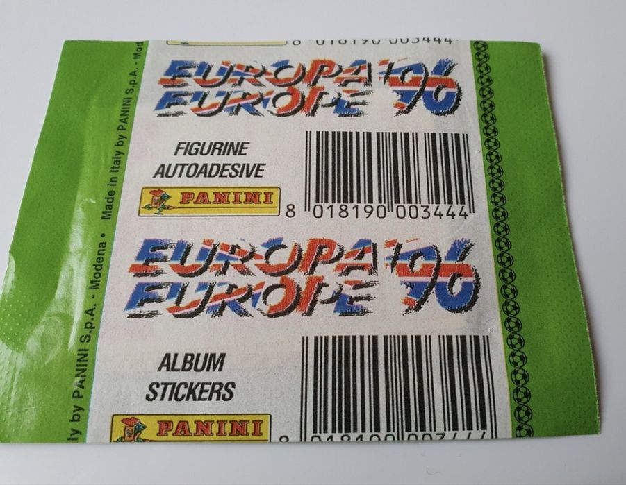 Panini Fotbal Euro 96  plicuri stickere sigilate - ocazie rara