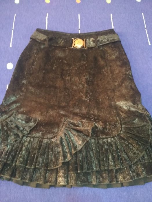 Юбка бархатная Вельвет