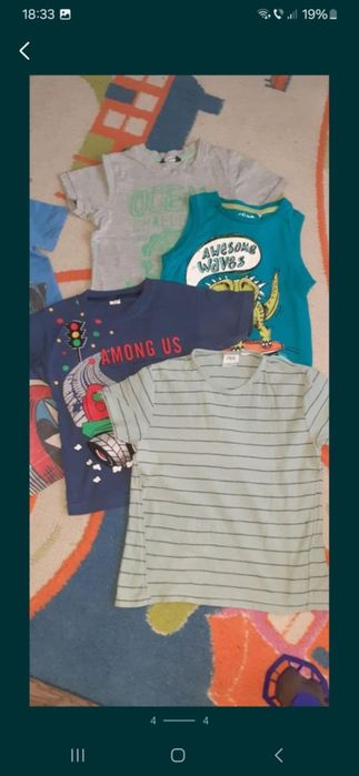 Lot de tricouri pt copii 98/104