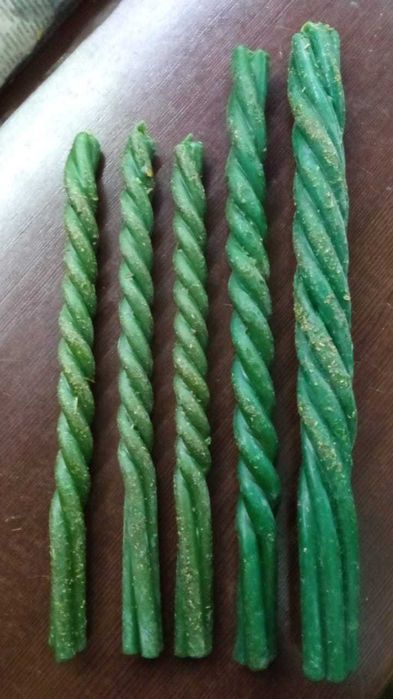 Свечи скрутки с травами денежные