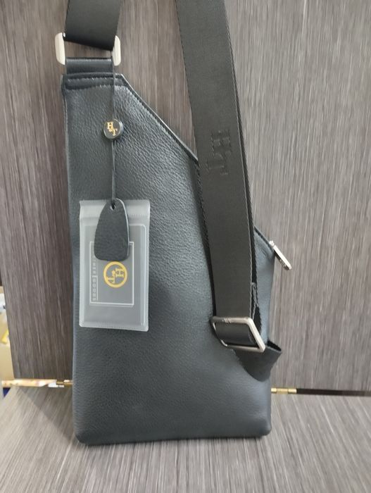 Барсетка-кобура кожаная