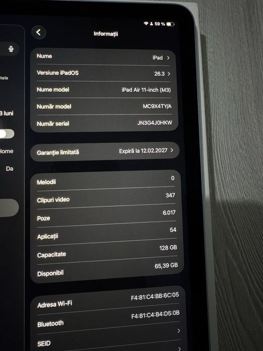 Ipad Air 11” M3 (2025)