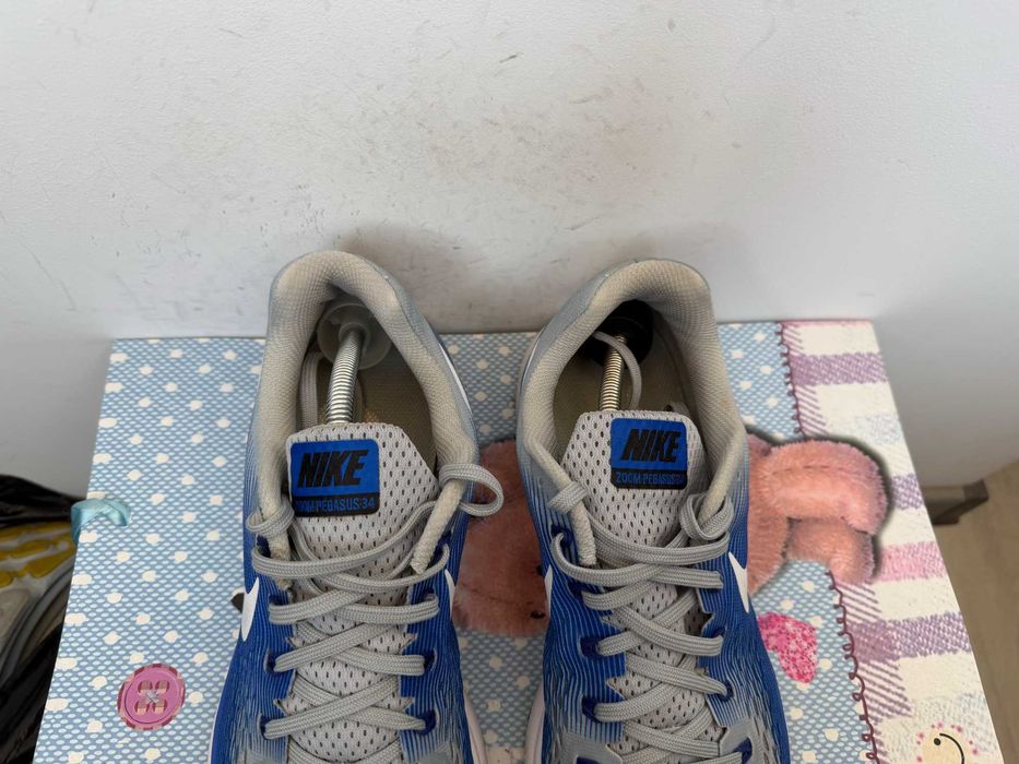 Nike Air Zoom Pegasus 34 Grey Racer Blue''оригинални маратонки 45.5 номер