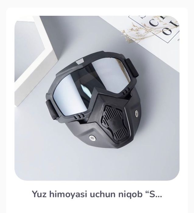 Yuz himoyasi uchun niqob “Scarpion maska”