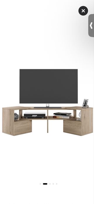 Comoda TV NOUĂ 141x33x39 cm, culoare Sonoma