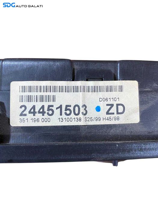 Ceas Ceasuri Cluster Instrumente Bord Opel Astra G 1.6 1998 - 2007 Cod 24451503ZD [L8106]