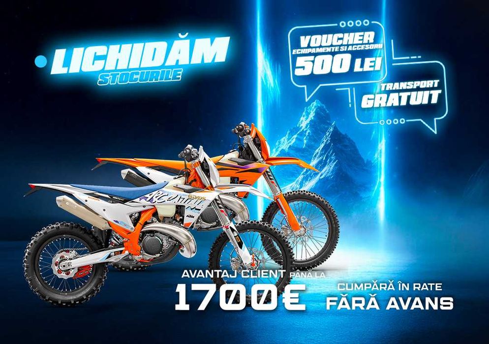 Motociclete KTM (Finantare flexibila)