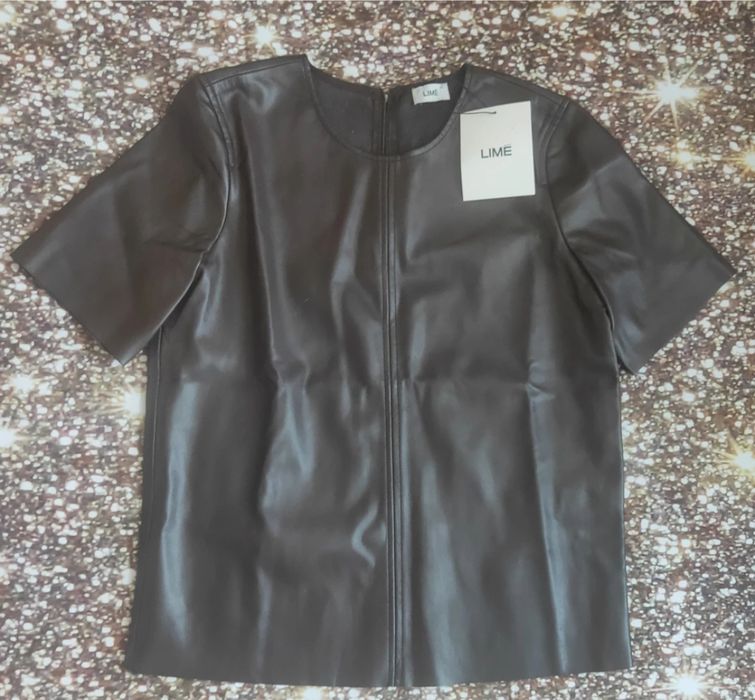 Блузка из экокожи ХS рр