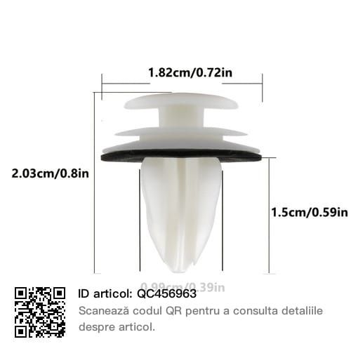 Clipsuri pentru fixarea tapițeriei interioare pe portierele auto