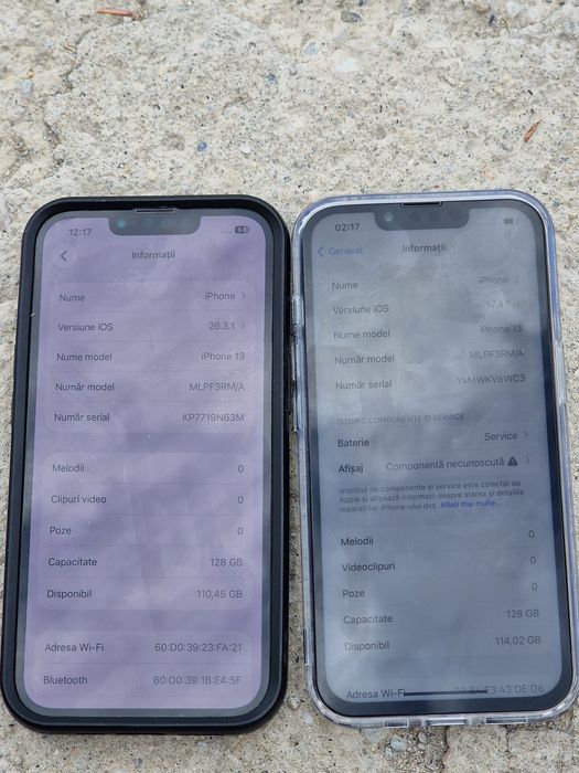 2 iPhone 13 128 gb