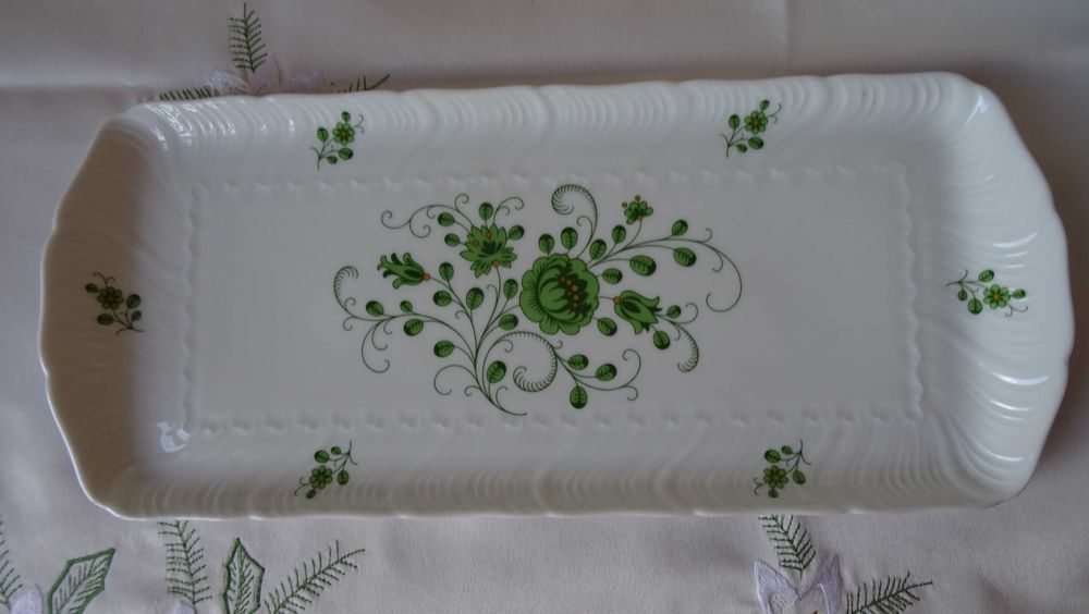 Костен порцелан- Royal Tettau Grüne Blume Porzellan